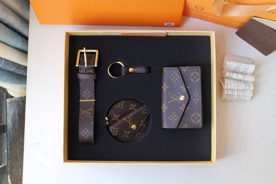 Best Replica Louis Vuitton Monogram Canvas Daily Multi Replica Pochette 30mm Belt Brown M0236U - Colareps