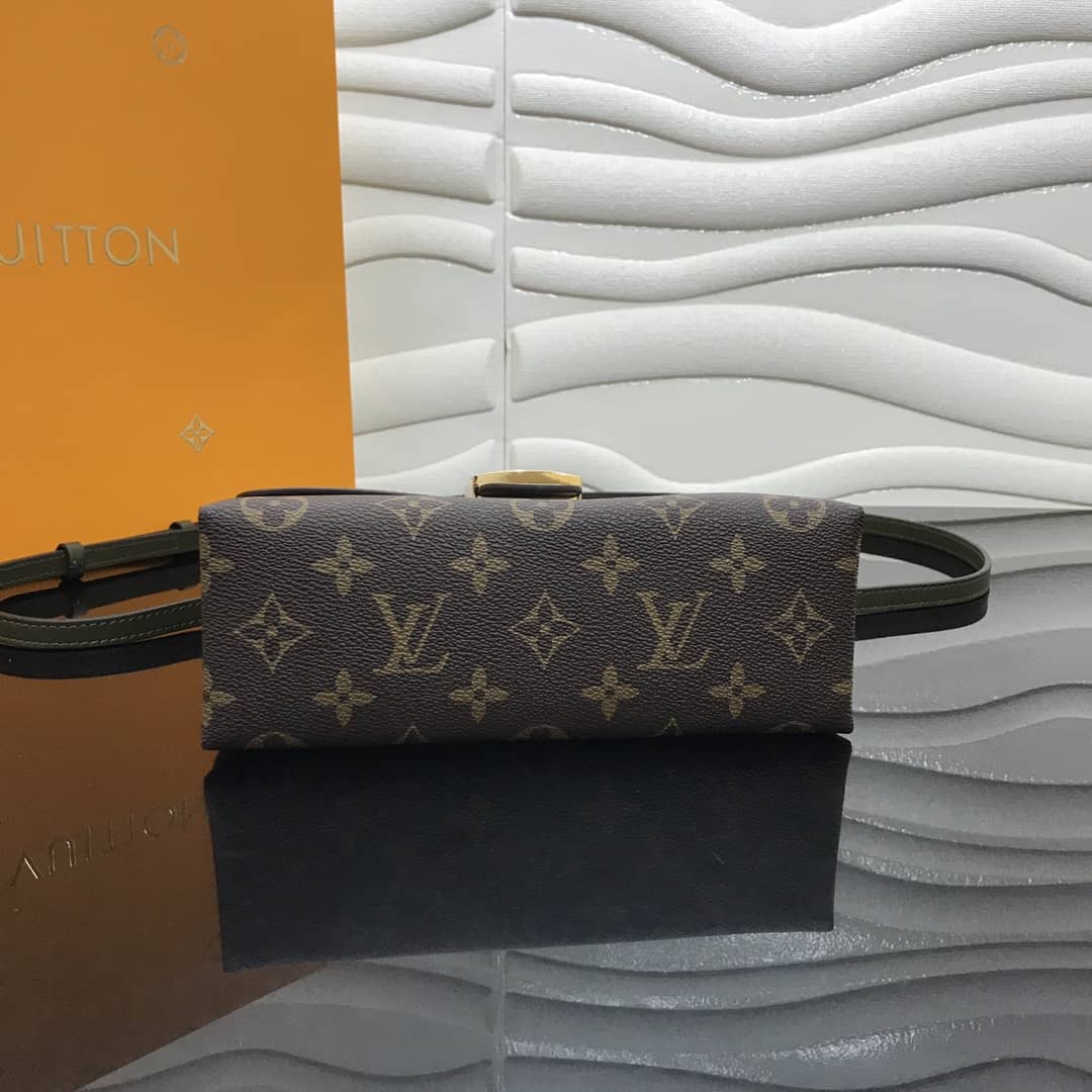 Best Replica Louis Vuitton Locky BB Replica Crossbody Bag Green M44321 - Colareps