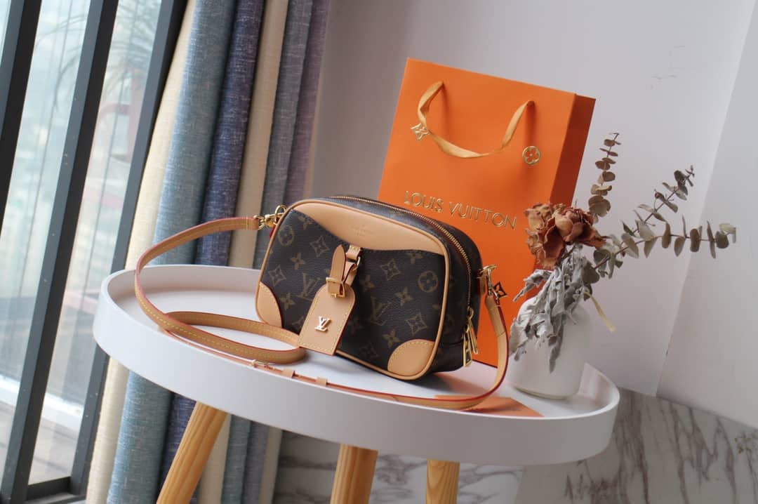 Best Replica Louis Vuitton Monogram Canvas Deauville Mini Replica Bag M45528 - Colareps
