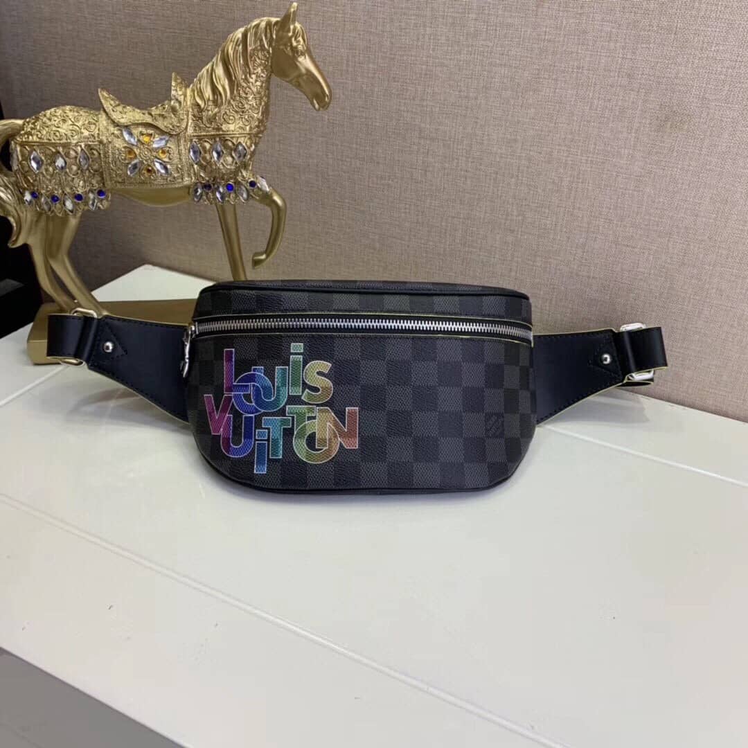 Best Replica Louis Vuitton Damier Graphite Print Belt Bag Replica N40276 - Colareps