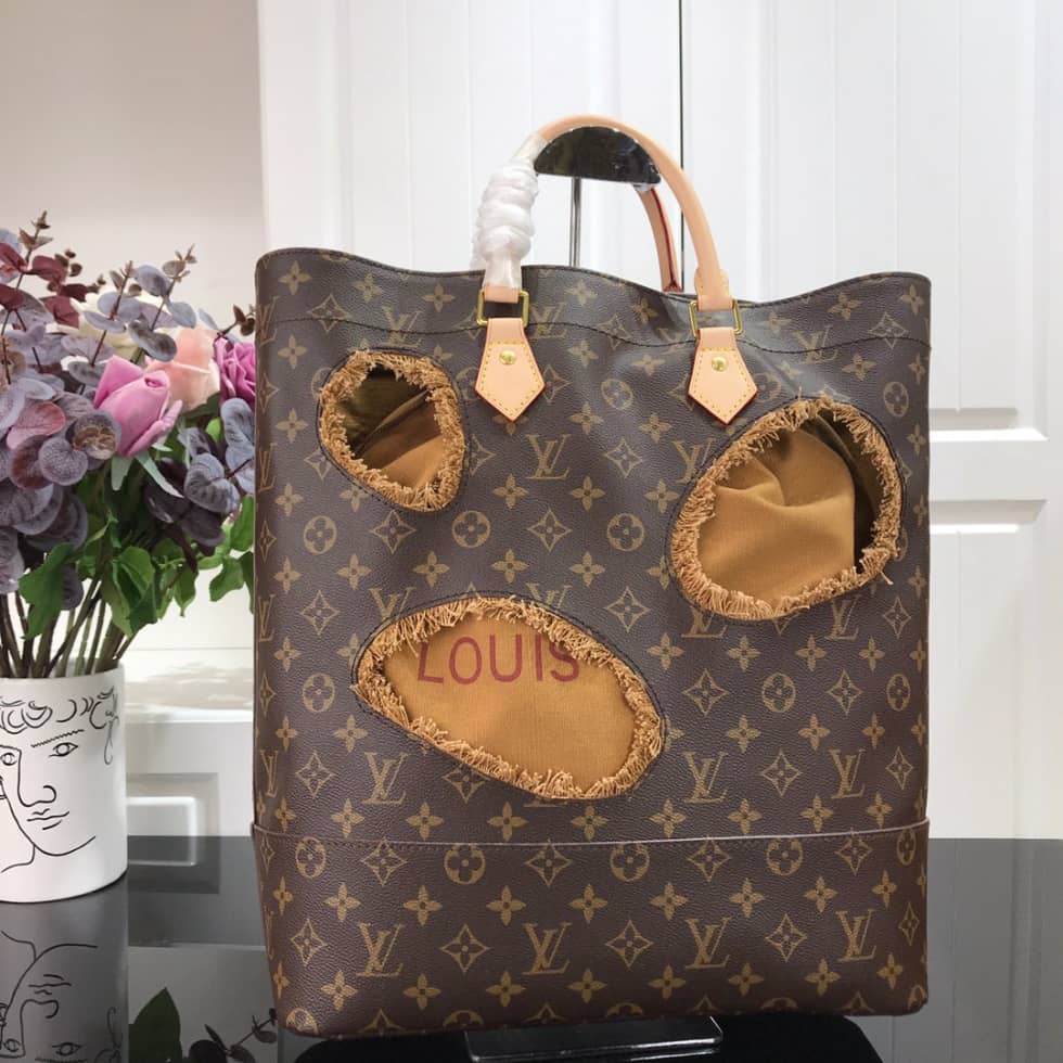 Best Replica Louis Vuitton Monogram X Comme Des Garons Burned Holes Tote M40011 Replica - Colareps