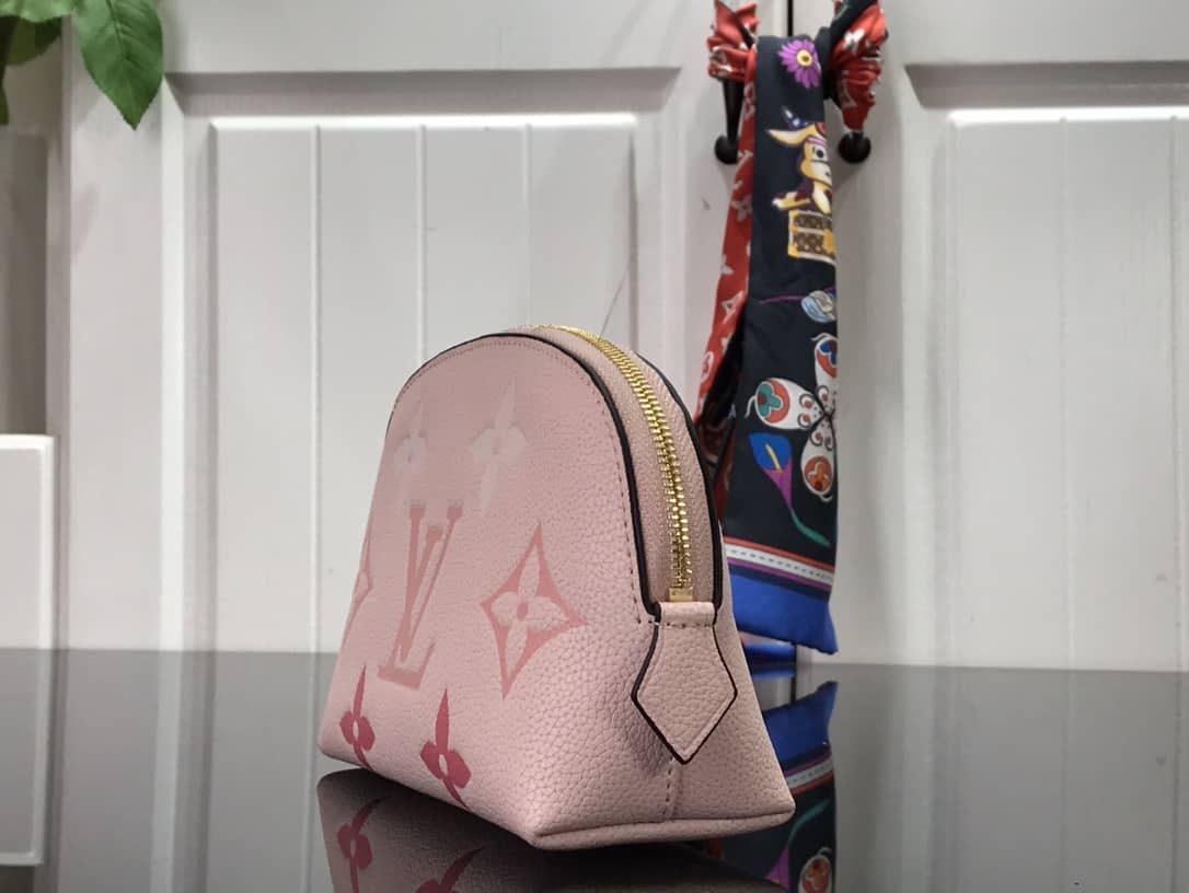 Best Replica Louis Vuitton Monogram Empreinte Cosmetic Pouch Replica M80502 - Colareps