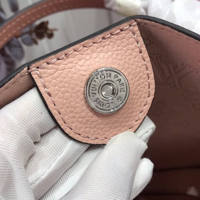 Best Replica Louis Vuitton Mahina Hina PM Leather Tote Replica Pink M54353 - Colareps