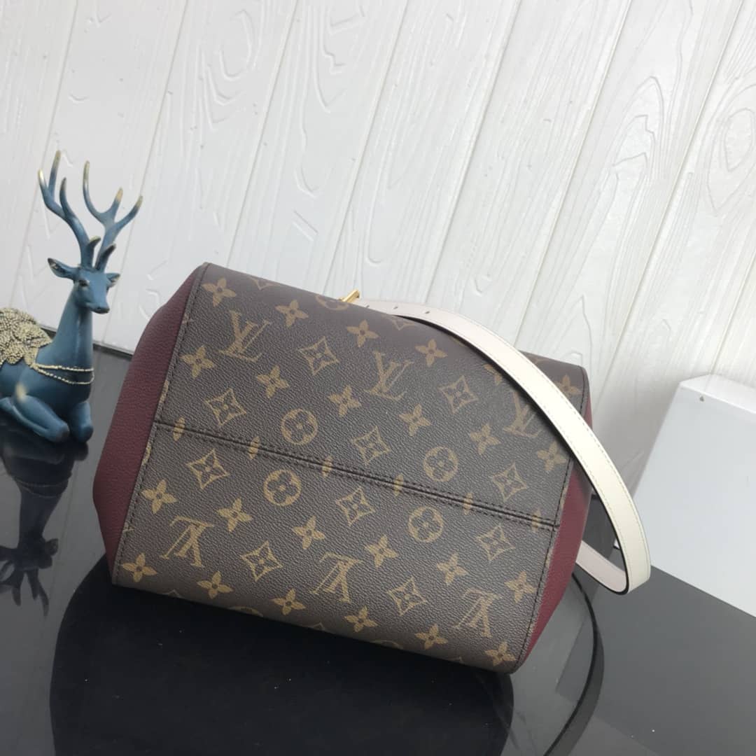 Best Replica Louis Vuitton Monogram Fold MM 2way Tote Replica Black M45409 - Colareps