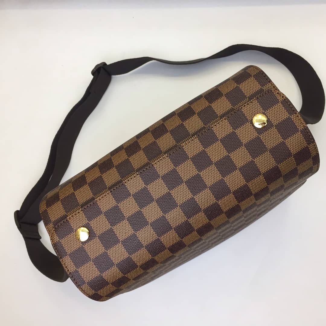 L0vis Vvtt0n Naviglio Leather Shoulder Bag Replica N45255