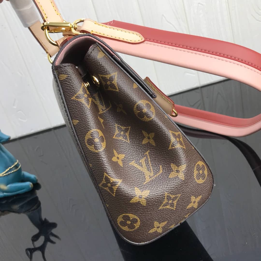 Best Replica Louis Vuitton Cluny BB Monogram Canvas Shoulder Bag Replica Pink M42738 - Colareps