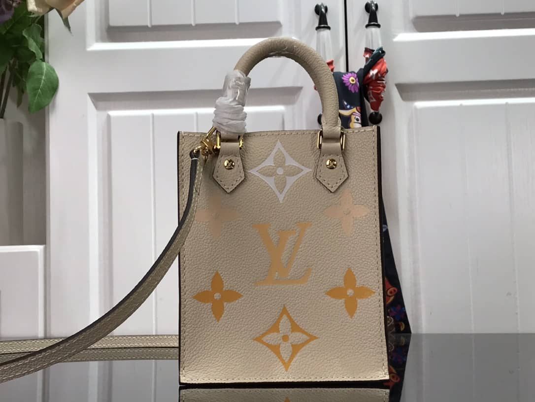 Best Replica Louis Vuitton Monogram Petit Sac Plat Bag Replica Yellow M80449 - Colareps