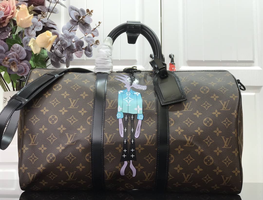 Best Replica Louis Vuitton Keepall Bandouliere 50 Travel Bag Replica M89898 - Colareps