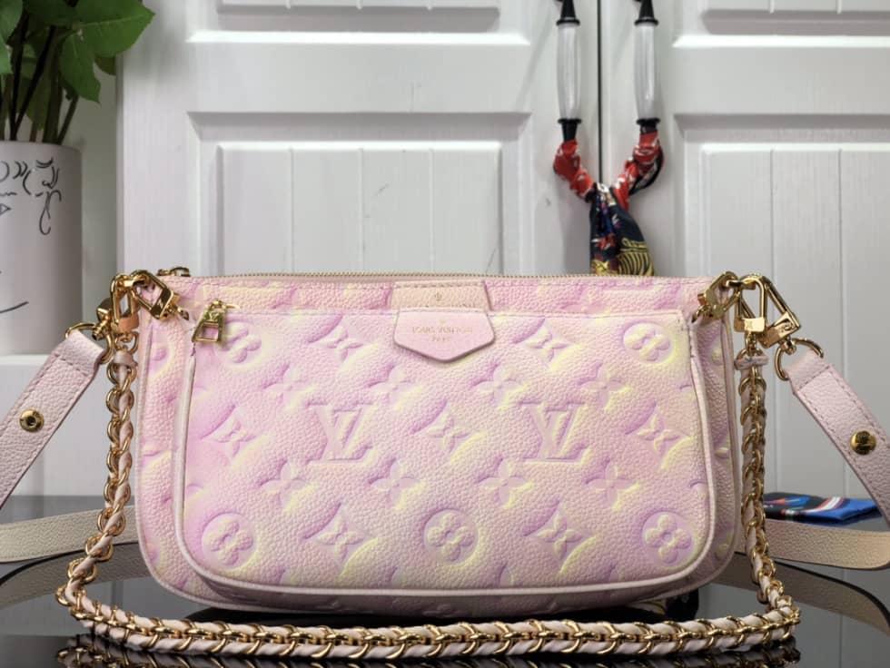 Best Replica Louis Vuitton Multi Pochette Accessoires Light Pink M46093 Replica - Colareps