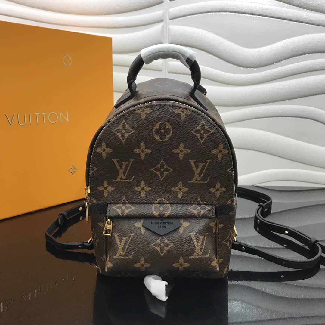 Best Replica Louis Vuitton Palm Springs Mini Replica Backpack Brown M44873 - Colareps