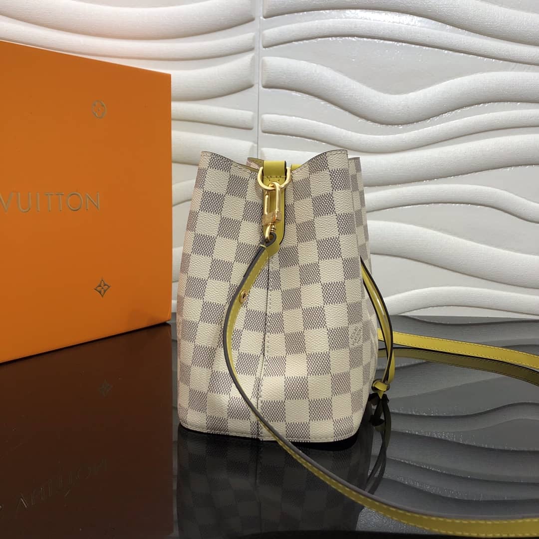 Best Replica Louis Vuitton Noe Monogram Canvas Replica Bucket Bag Yellow - Colareps