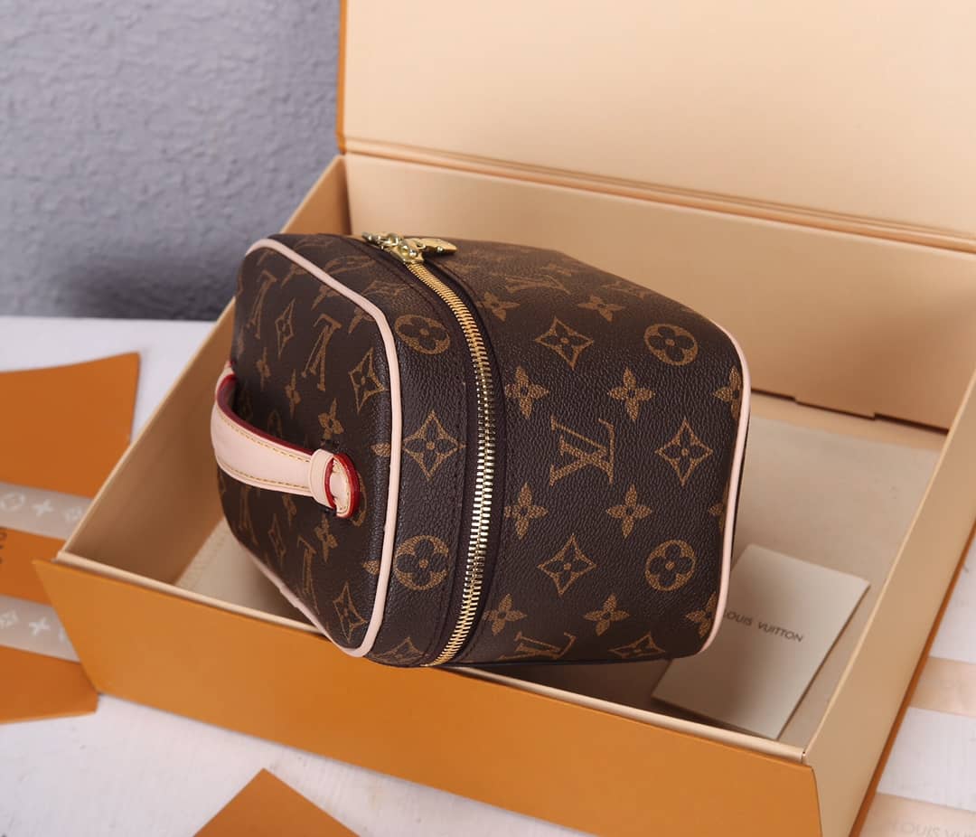 Best Replica Louis Vuitton Monogram Canvas Nice Mini Beauty Case Replica M44495 - Colareps
