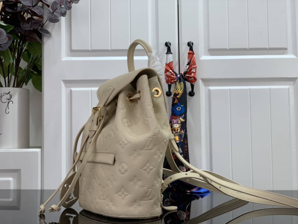 Best Replica Louis Vuitton Empreinte Montsouris White M45639 Replica Backpack - Colareps