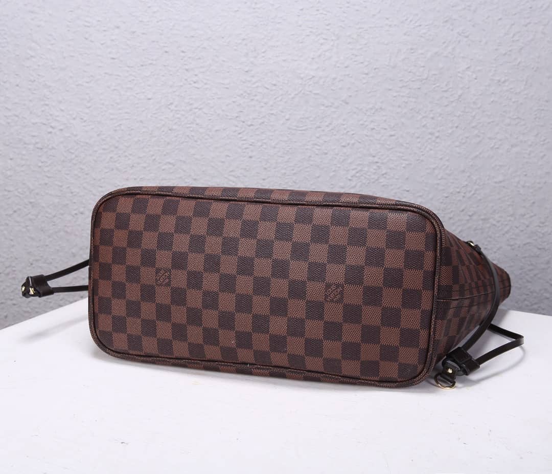 Best Replica Louis Vuitton Neverfull MM Damier Ebene Tote Replica Pink N41358 - Colareps