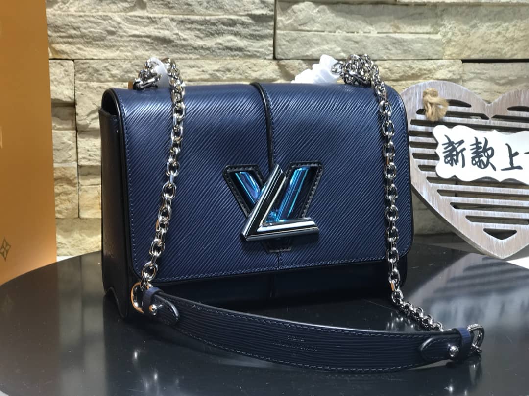 Best Replica Louis Vuitton Replica Bags PM Epi Leather Replicas Handbag Blue - Colareps