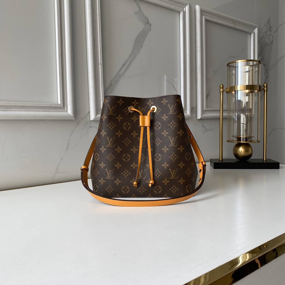Best Replica Louis Vuitton Monogram Canvas Neonoe Replica Bucket Bag M43430 - Colareps