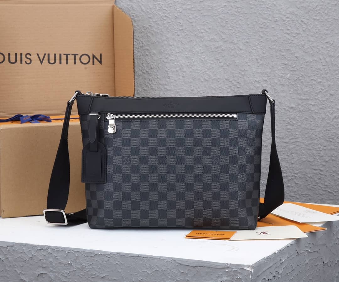 L0vis Vvtt0n Mick PM Replica Crossbody Bag Black N40003