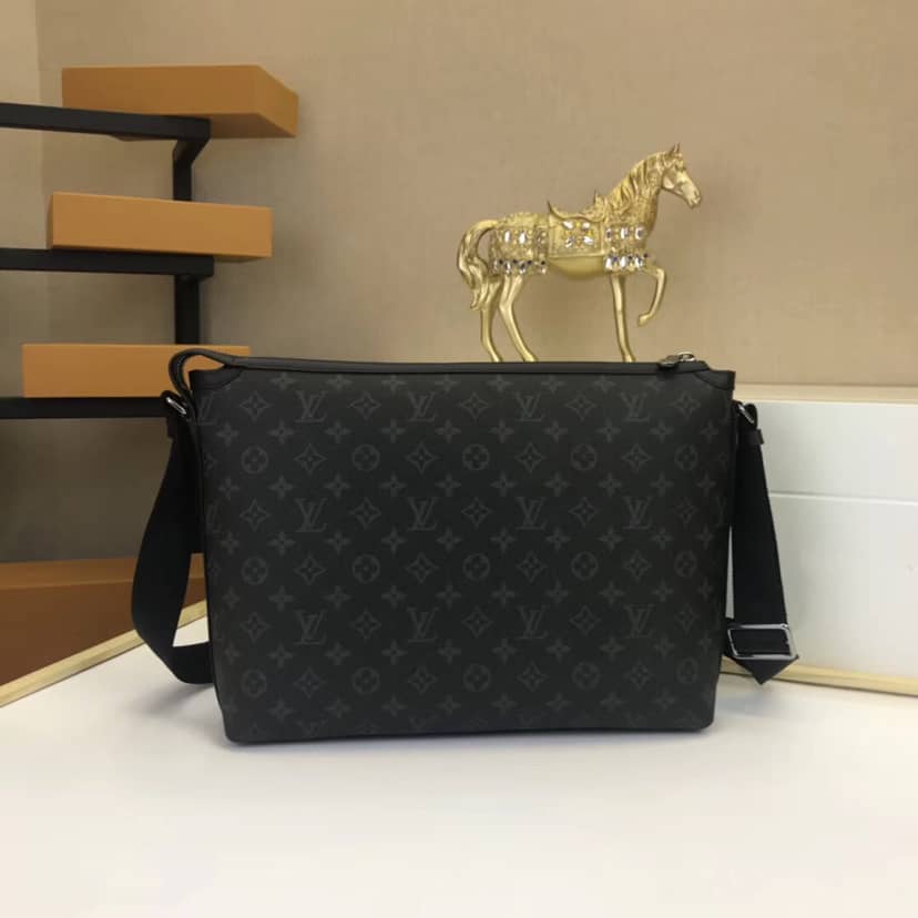 Best Replica Louis Vuitton Odyssey Monogram Eclipse MM Messenger Bag Replica M44224 - Colareps