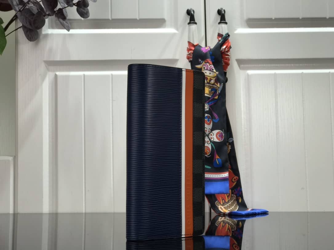 Best Replica Louis Vuitton Wallet Replica Epi Damier Graphite M69539 - Colareps