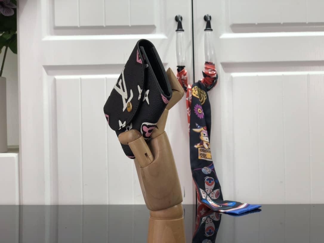 Best Replica Louis Vuitton Dupe Purses Monogram Rosalie Coin Porto  Black M80755 - Colareps