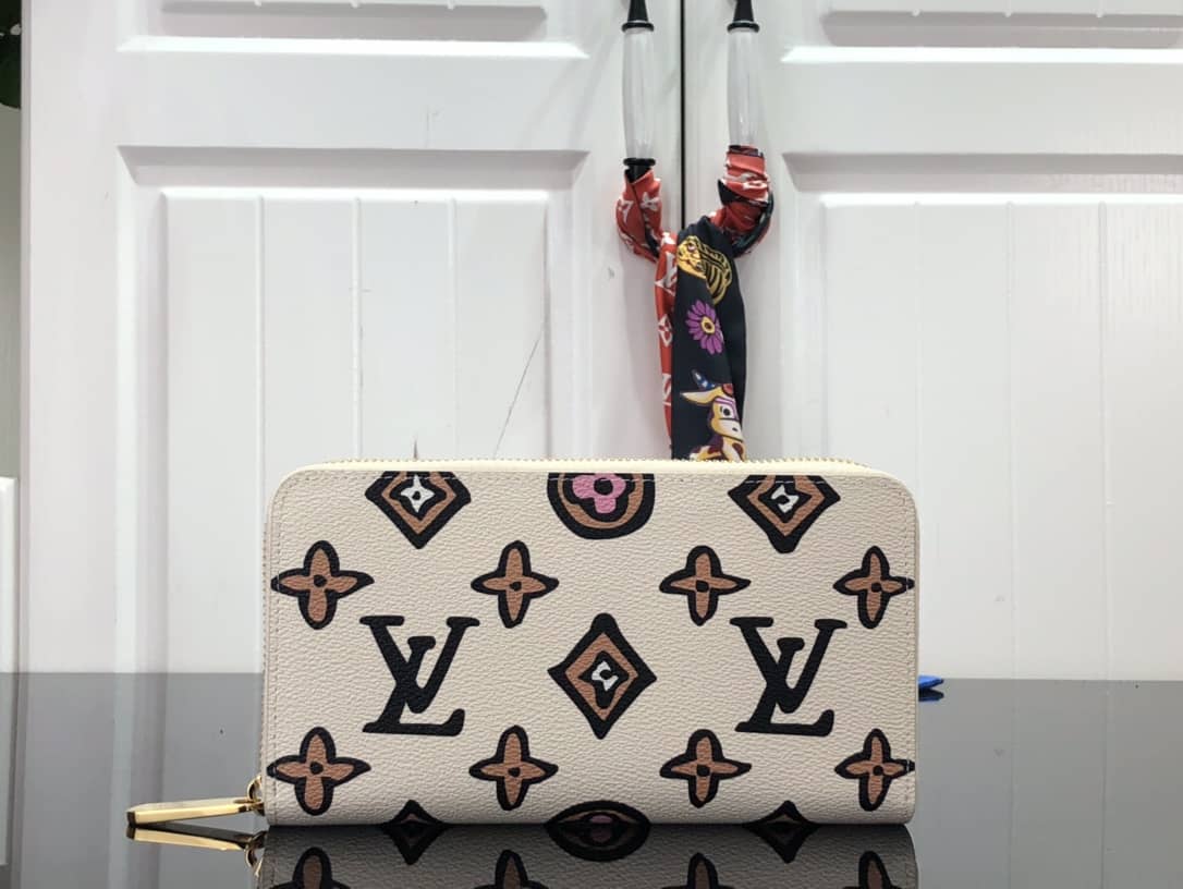 Best Replica Louis Vuitton Around Monogram Zippy Wallet Replica White M80683 - Colareps
