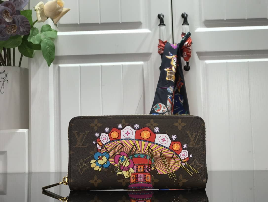 Best Replica Louis Vuitton Monogram Zippy Wallet Christmas Animation 2020 Replica M69753 - Colareps