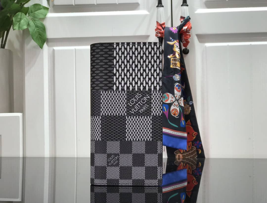 Best Replica Louis Vuitton Multiple Wallet Damier Infini Leather Replica Gray N60440 - Colareps