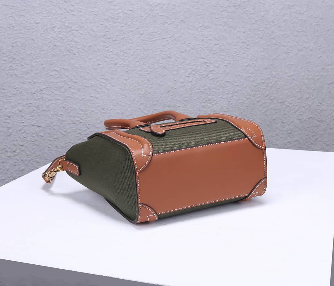 Best Replica Celine Bag Dupe Luggage Nano Shopper Replica Handbag - Colareps