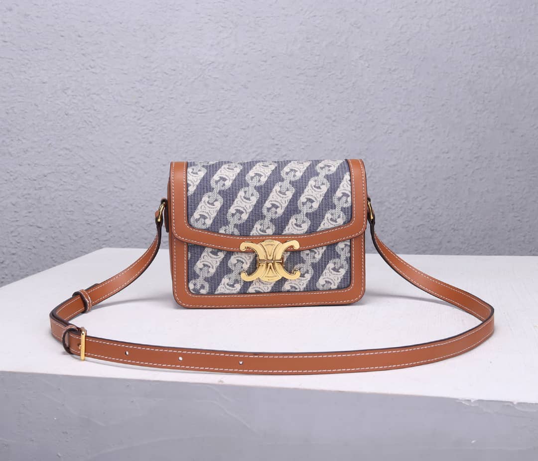 Best Replica Celine Small Besace 16 Cowhide Replica Saddle Bag - Colareps