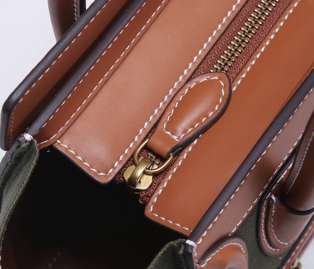 Best Replica Celine Bag Dupe Luggage Nano Shopper Replica Handbag - Colareps