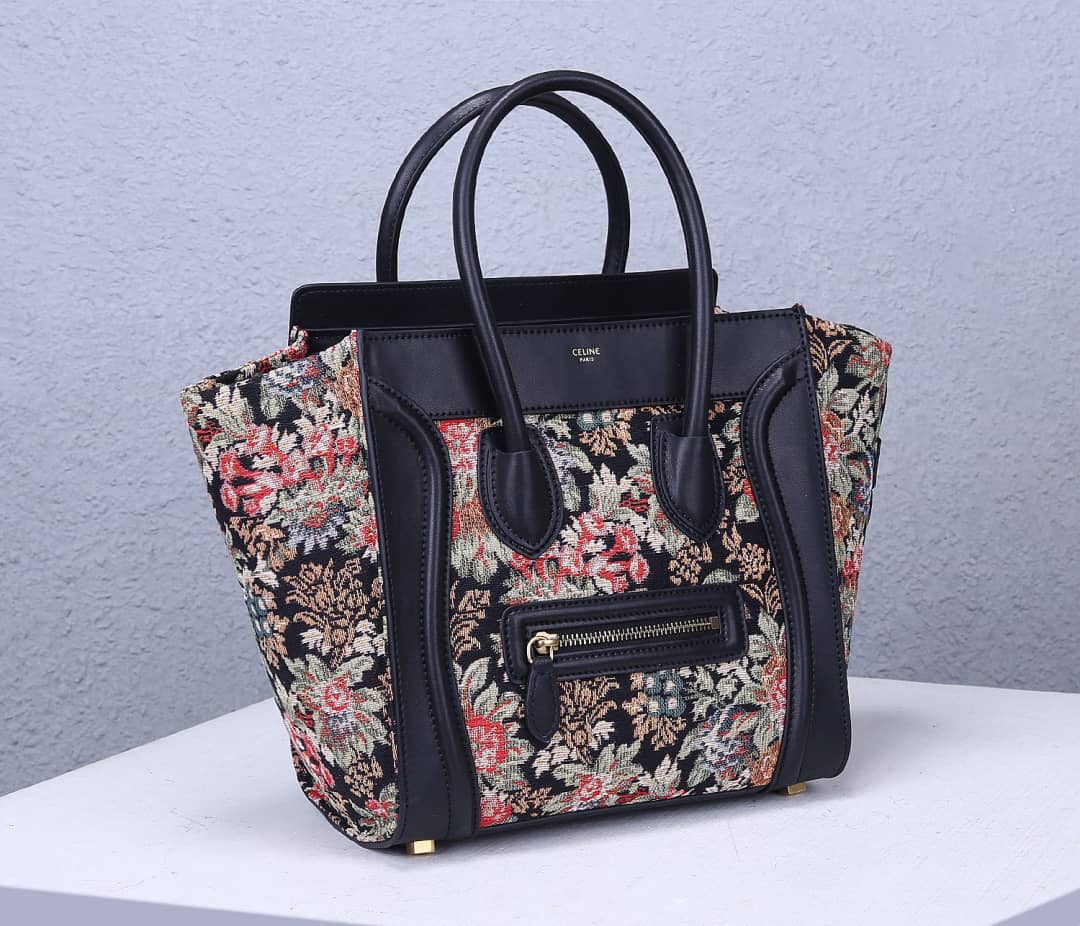 Best Replica Celine Bag Dupe Luggage Nano Shopper Replica Handbag - Colareps