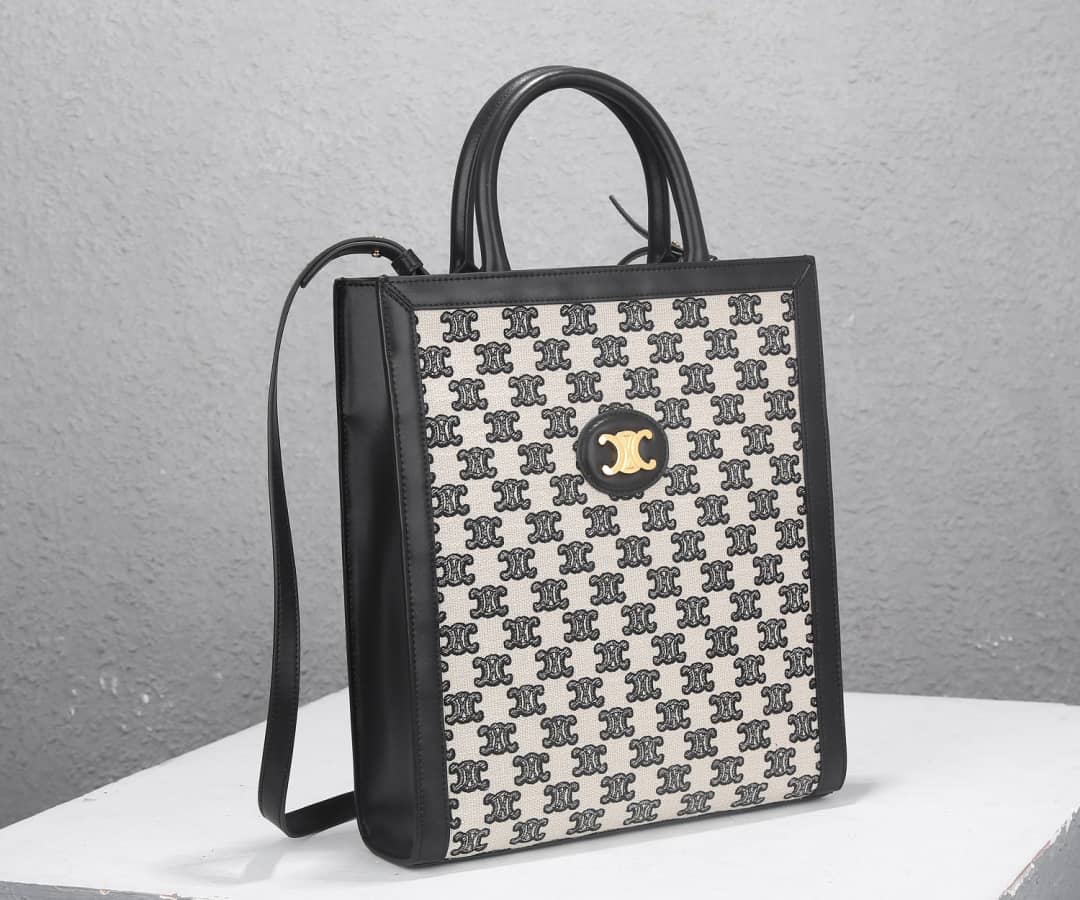 Best Replica Celine Triomphe Canvas Small Cabas Vertical Replica Bag - Colareps