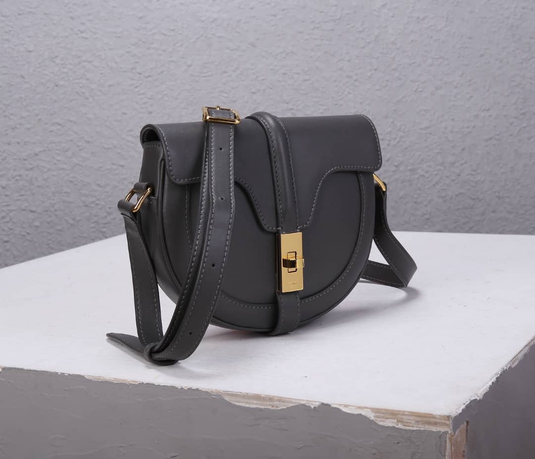 Best Replica Celine Small Besace 16 Cowhide Replica Saddle Bag - Colareps