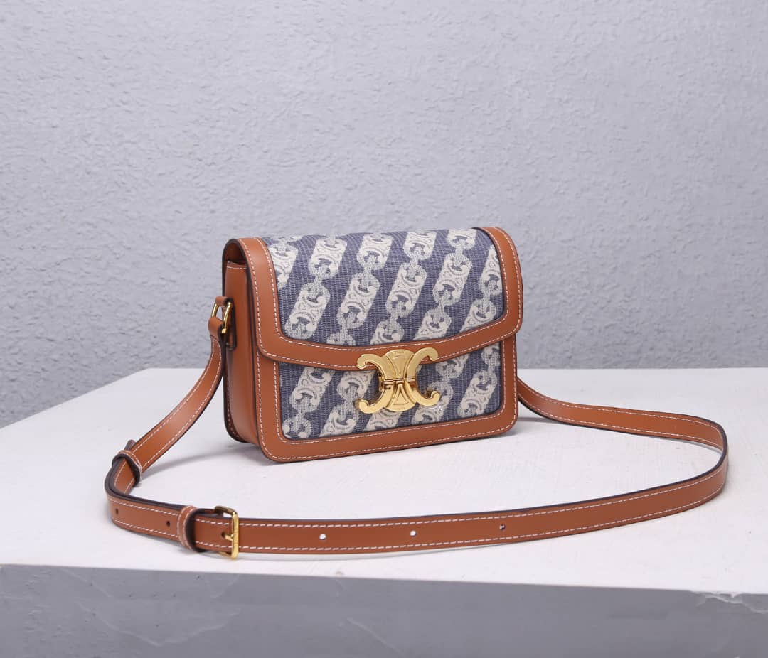 Best Replica Celine Small Besace 16 Cowhide Replica Saddle Bag - Colareps