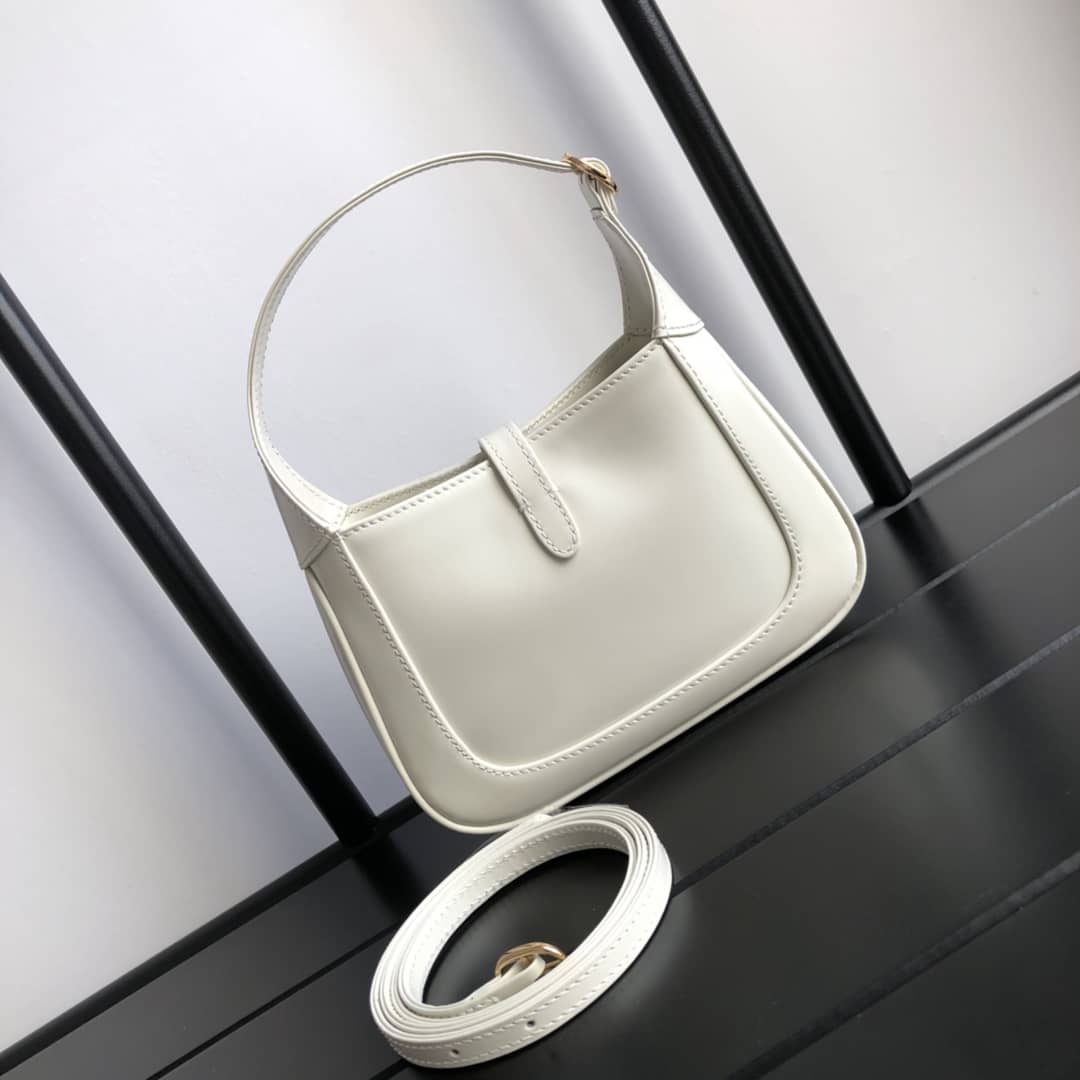 Best Replica Gucci Jackie 1961 Mini Shoulder Bag Replica White 637092 - Colareps