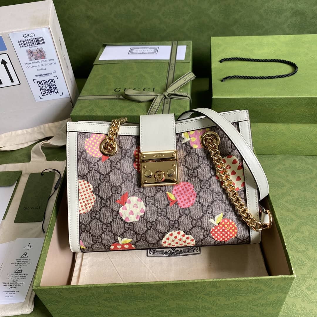 Best Replica Gucci Padlock Small Berry Tote Replica 498156 - Colareps