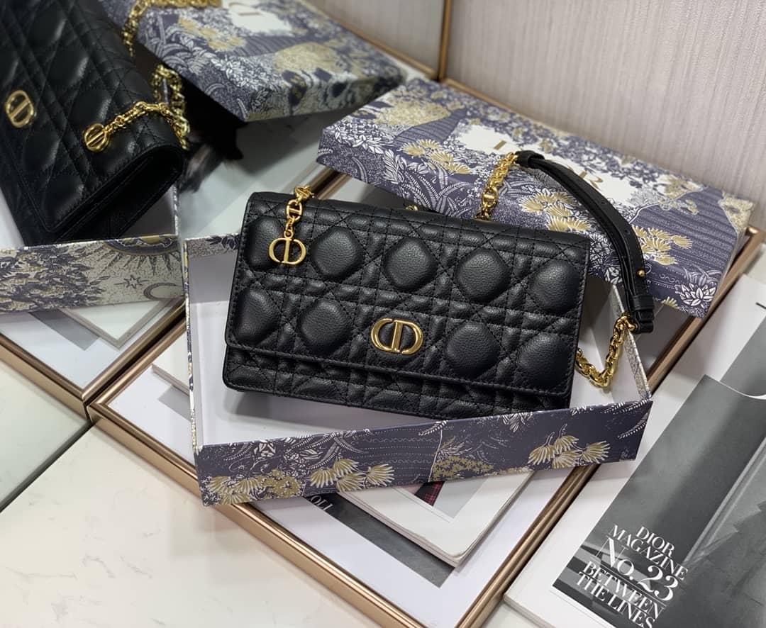 Best Replica Christian Dior Caro Chain Belt Replica Pouch - Colareps