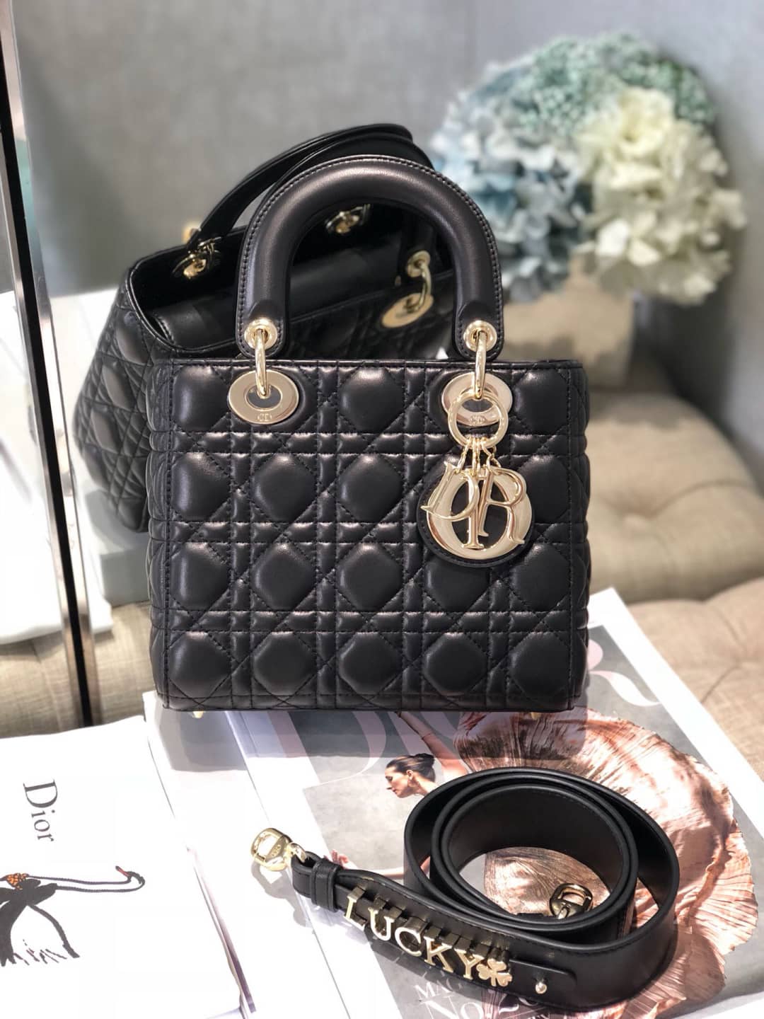 Best Replica Christian Dior Lady Dior 20CM Replica Bag - Colareps