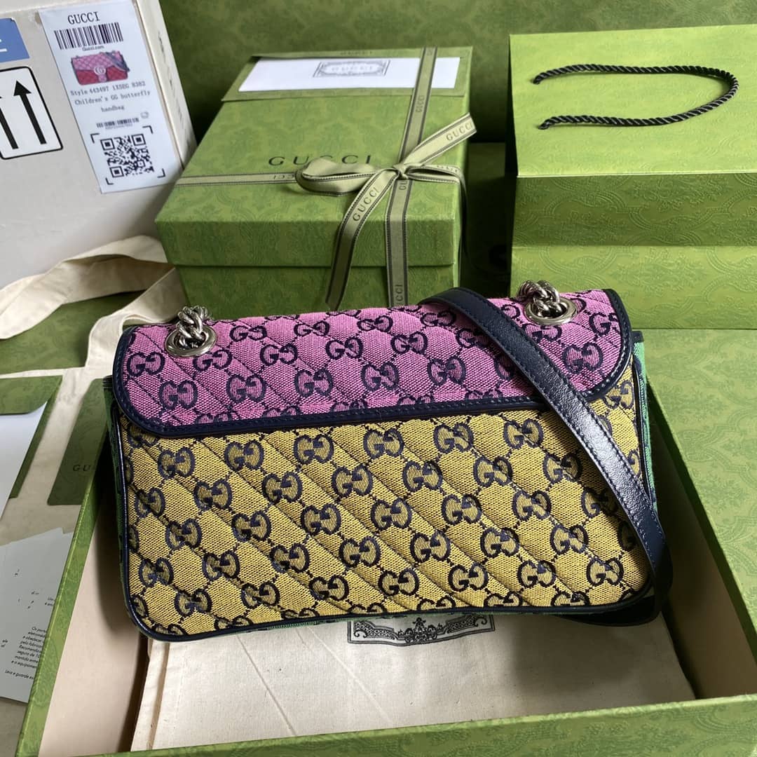 Best Replica Gucci Marmont GG Small matelassé Shoulder Bag Replica 443497 - Colareps