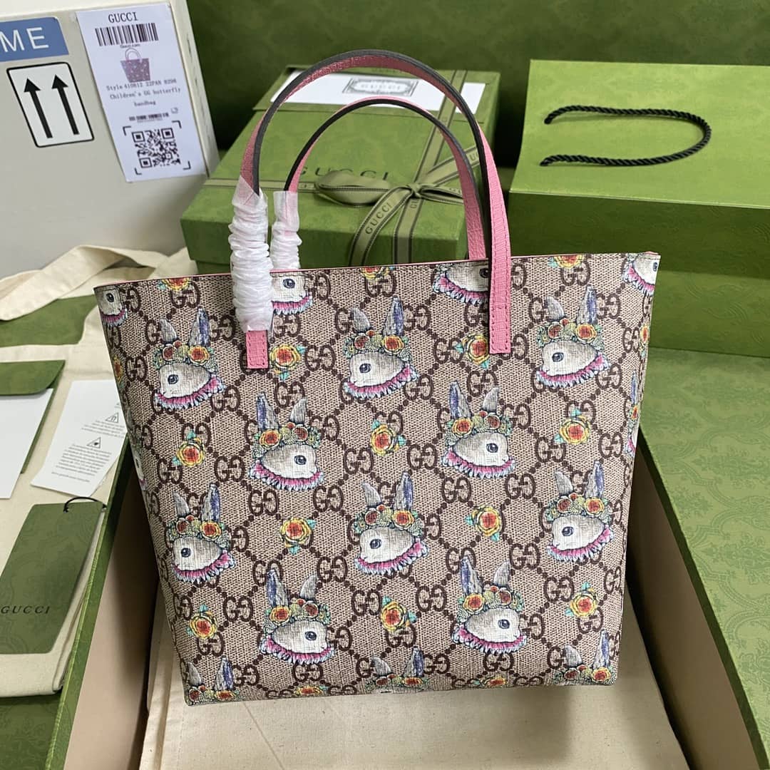 Best Replica Gucci Children GG Supreme Tote Replica 410812 - Colareps