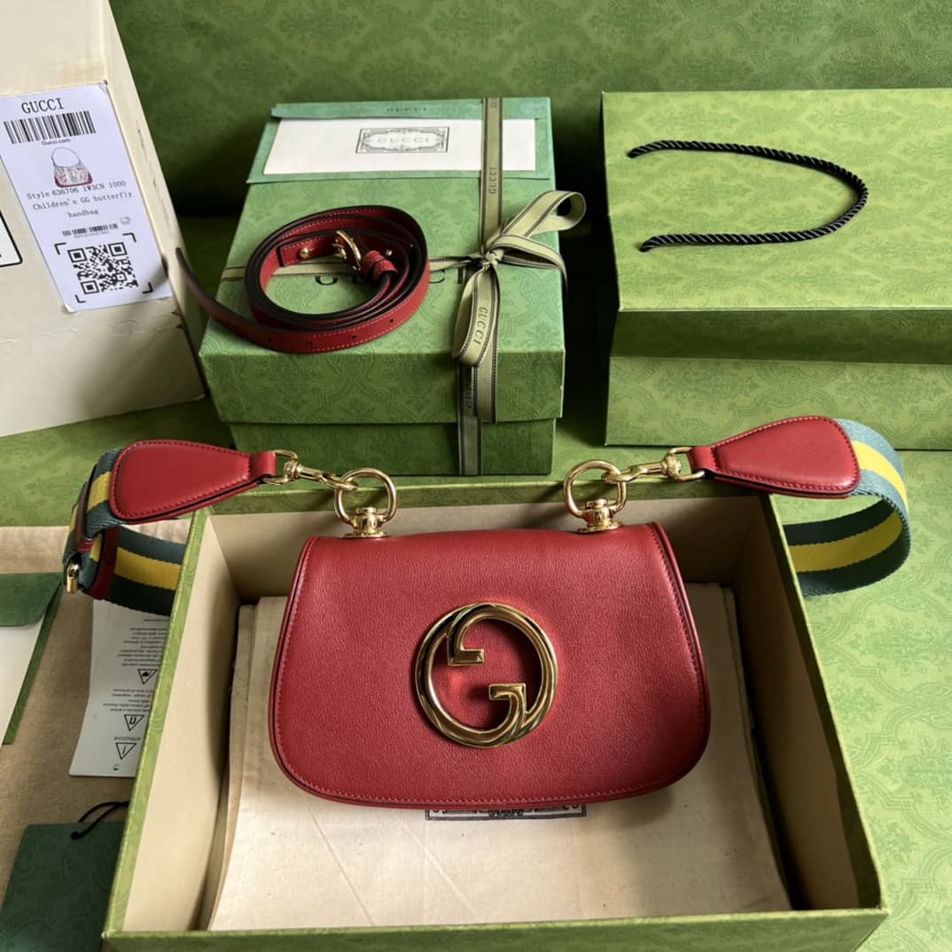 Best Replica Gucci Blondie Mini Bag Red 698643 Replica Crossbody Bag - Colareps