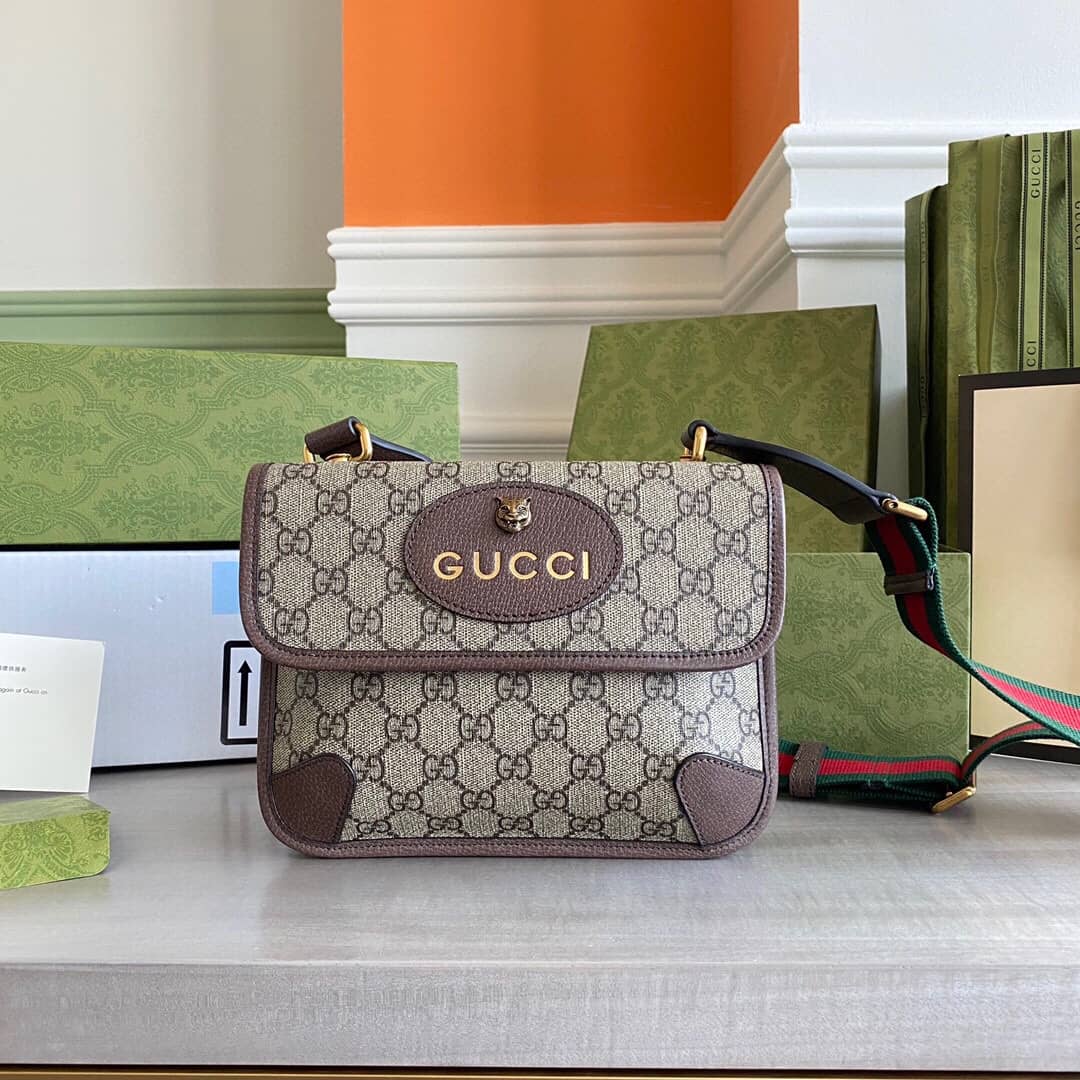 Best Replica Gucci Neo Vintage Small Messenger Bag Replica 501050 - Colareps
