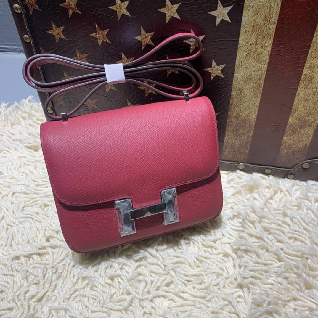 Best Replica Hermes Replica Constance Bag 18CM Epsom Leather - Colareps