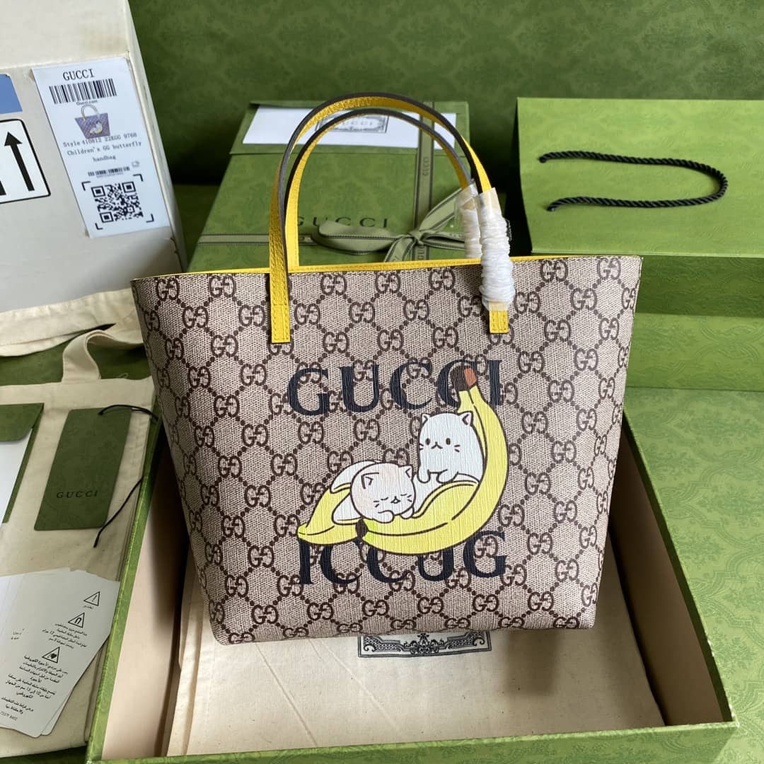 Best Replica Gucci Children GG Supreme Tote Replica 410812 - Colareps