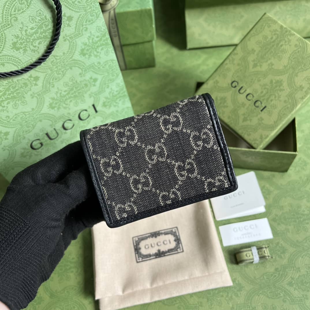Best Replica Gucci Horsebit 1955 Card Holder 621887 Replica Wallet - Colareps