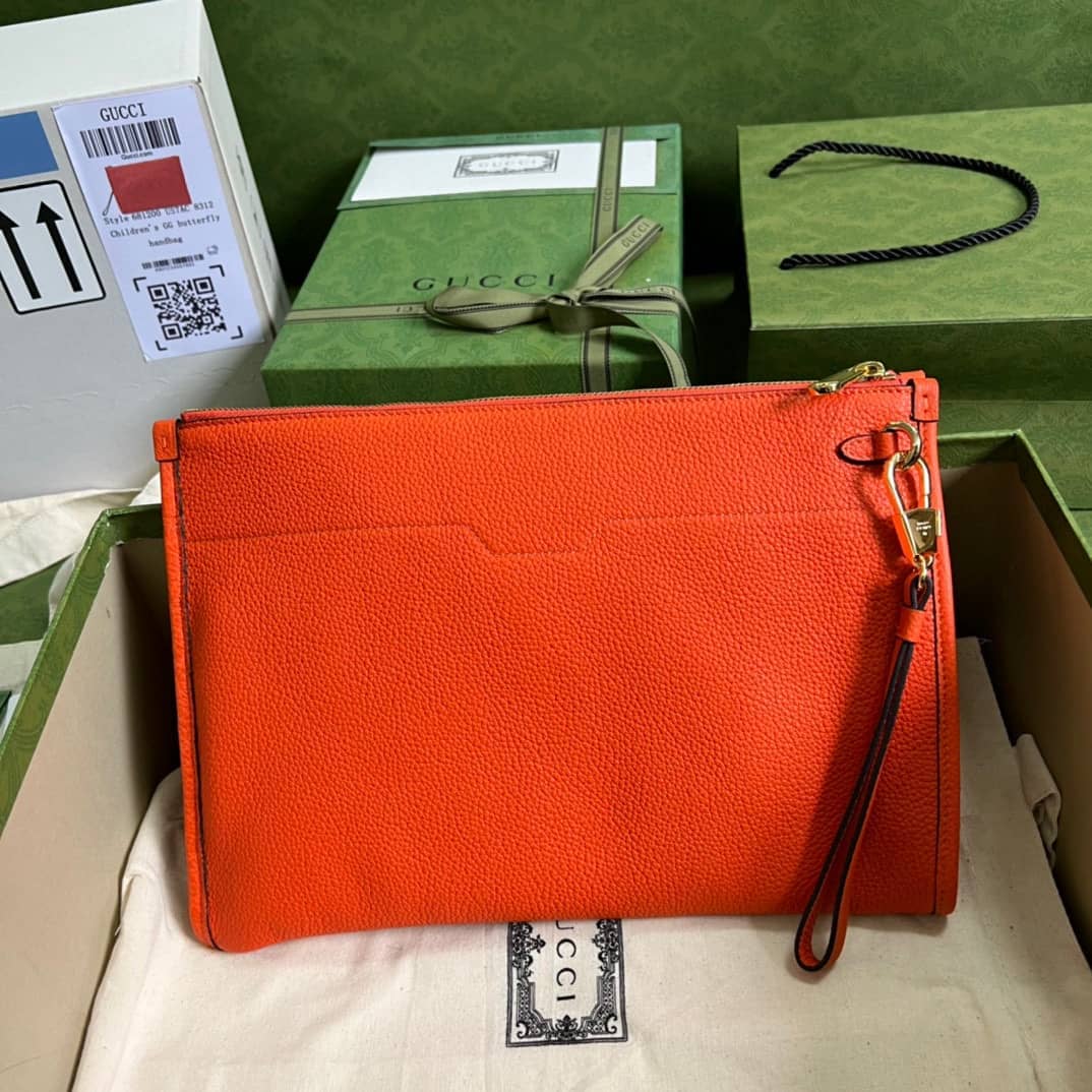Best Replica Gucci Calfskin Matelasse Small GG Marmont Chain 681200 Replica Clutch - Colareps