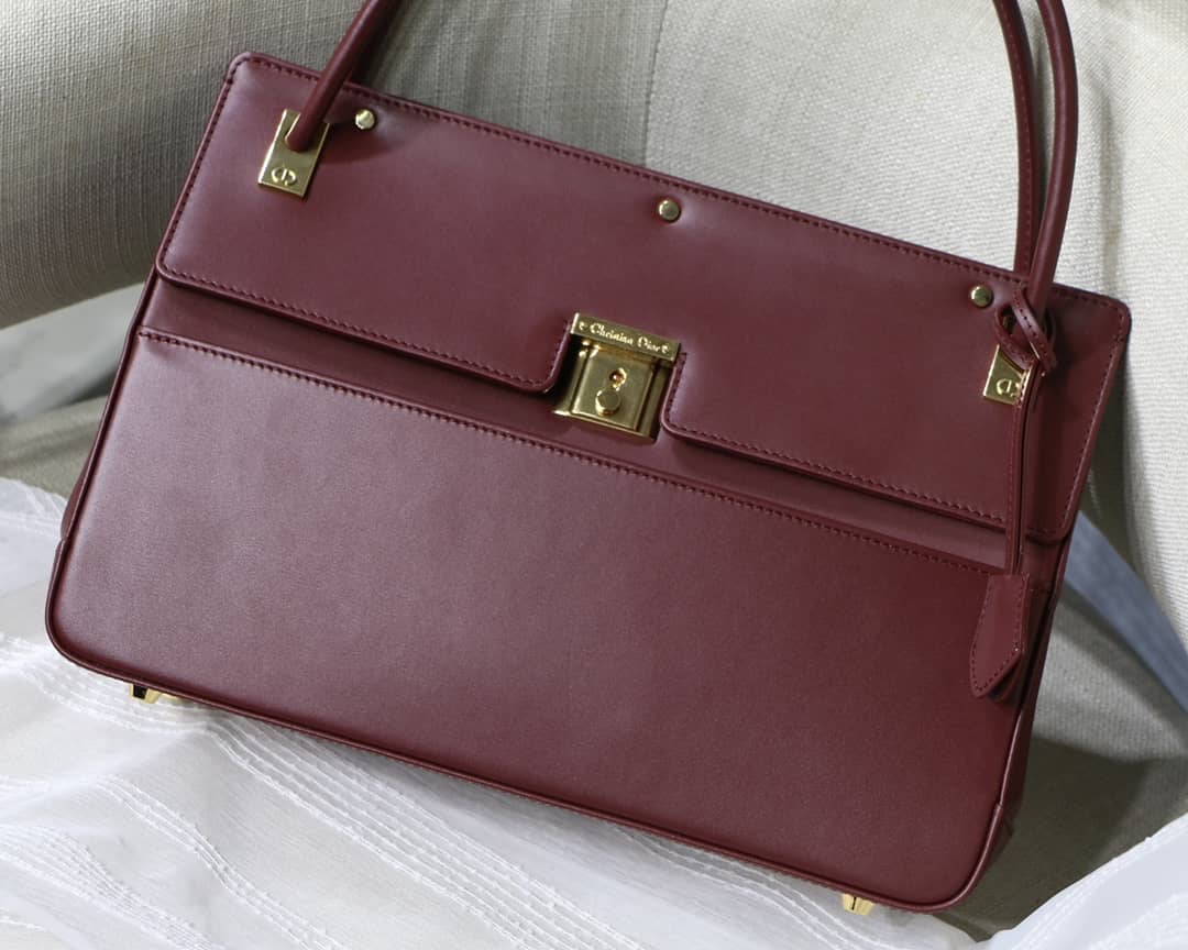 Best Replica Dior Latte Smooth Calfskin Parisienne Bag - Colareps