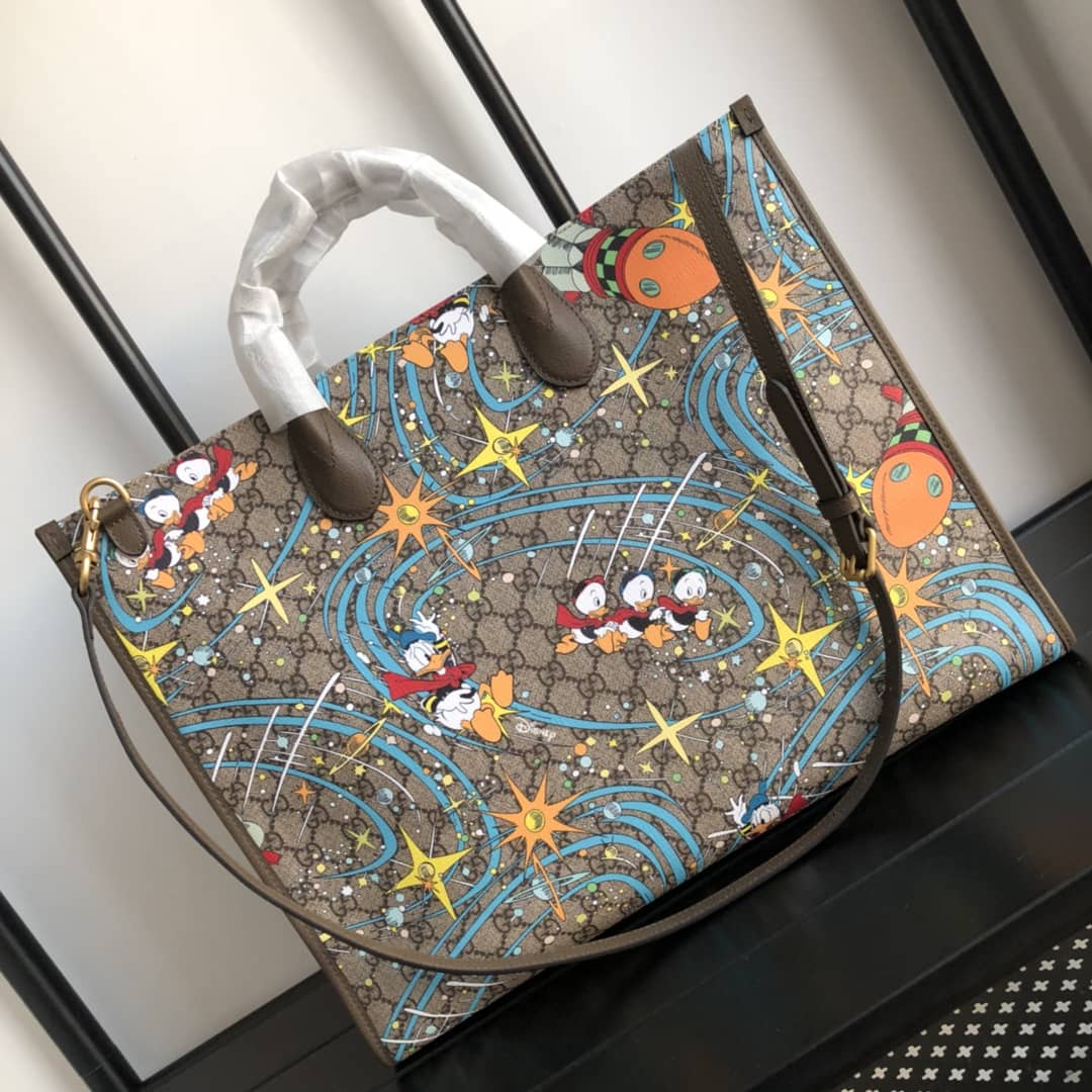 Best Replica Gucci Disney Donald Duck Tote Replica 650037 - Colareps