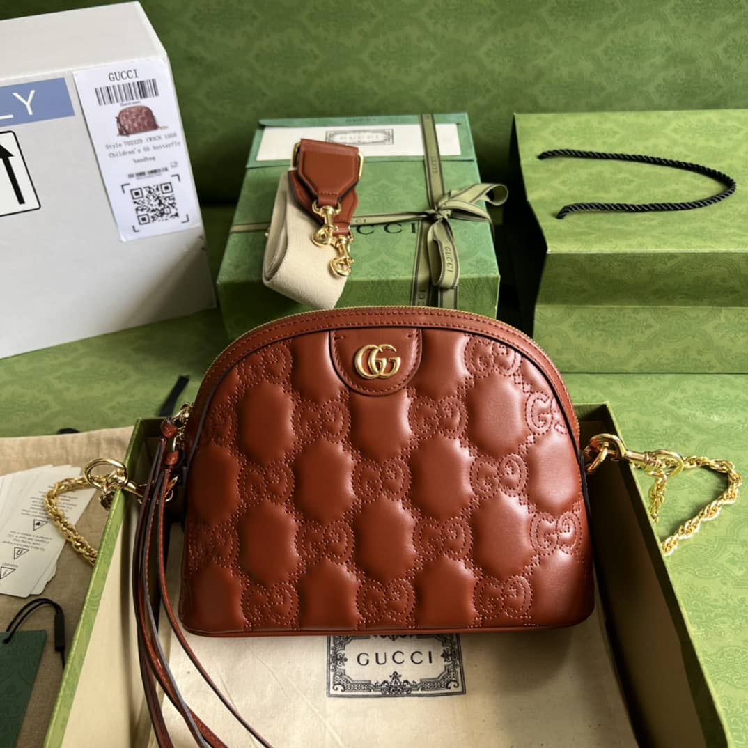 Best Replica Gucci GG Matelassé Leather Mini 702229 Replica Shoulder Bag - Colareps