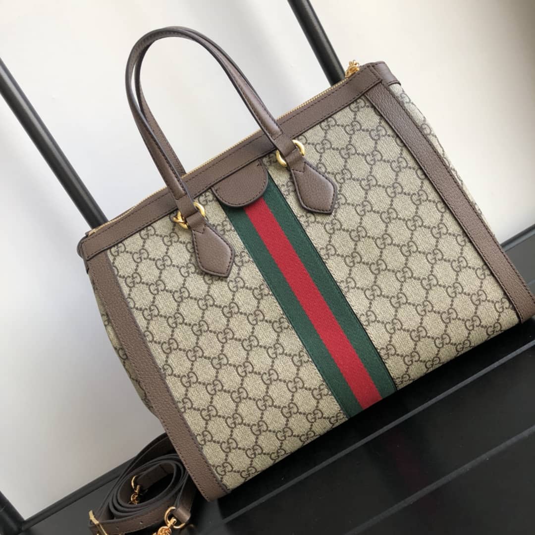 Best Replica Gucci Ophidia Medium GG Supreme Shoulder Bag Replica 524537 - Colareps